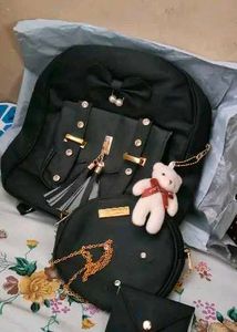 Cute Backpack (Set Of 3)- Available in 3 Colors