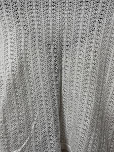 New Korean White Crochet Top