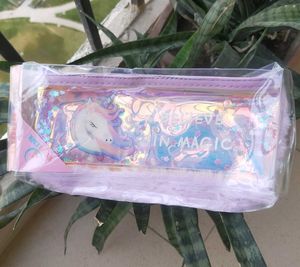 🦄 Unicorn 🦄 Fur Design Water Glitter Pouch