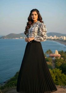 Checkered Long Maxi