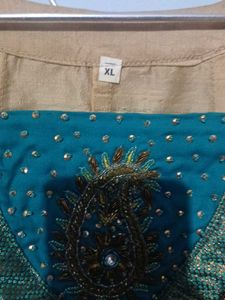 Ethnic Embroidered Dress (3 Piece)