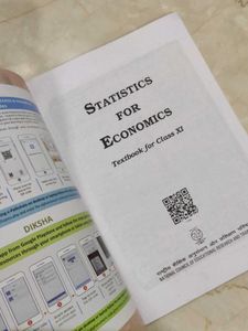STATISTICS FOR ECONOMICS CLASS 11 NCERT BOOK