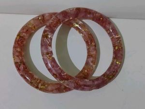 Resin Flower Bangles