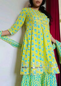 Garara Suit Set Haldi Mehndi Raksha Bandhan