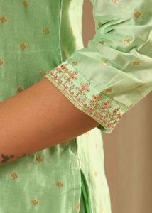 Never used Elegant Mint Green Kurta Set Size XXL