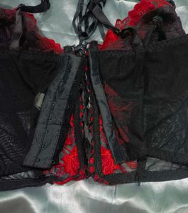 Imported Red &amp; Black Corset