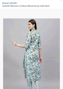 GoSriKi Floral Kurta Set size s