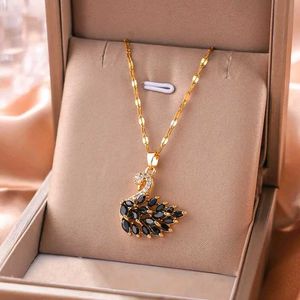 Swan Pendant Necklace