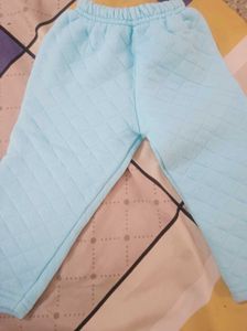 Baby Blue Woolen Set