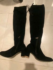 Black Over-the-Knee Boots