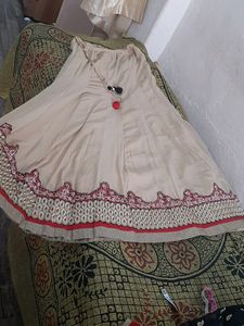 Black Long Shirt With Lehenga And Dupatta