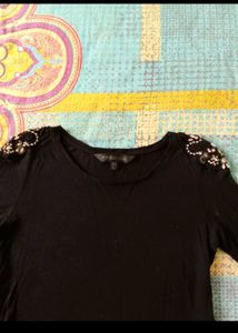 Black Long Sleeve Top