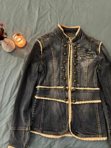 AESTHETIC DENIM VINTAGE JACKET