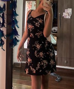 Floral Print Mini Dress