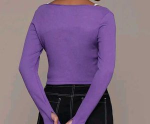 Roadster Purple Layered Top