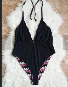 Chic Patterned One-Piece Swimsuit