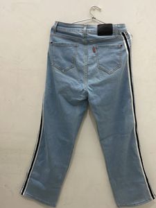 Women Sportking Flared Denim Waist 30 Stretchable