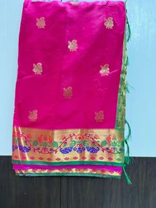 Paithani Saree With Designer Readymade Blouse