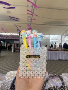 THD Handmade Beaded Pen Organizer