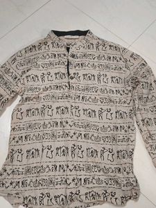 Vintage Patterned Blouse