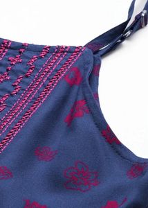 Elegant Blue Printed Kurta Set (item 41)