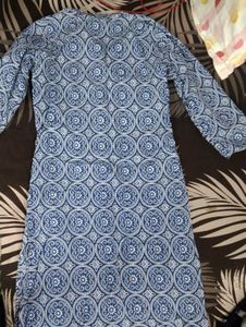 Blue Printed Kurti