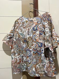 Paisley Print Top