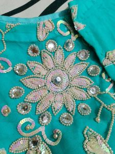 Moti Work Free Size Blouse