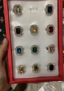 Colorful Gemstone Rings