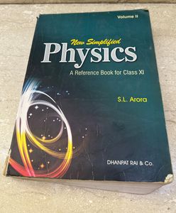S.L Arora Physics Class 11