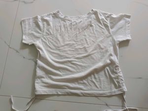 White Casual T Shirt