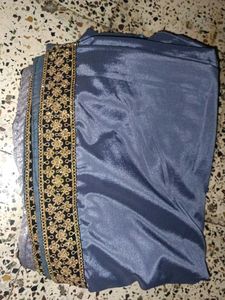 Satin  Crape Saree