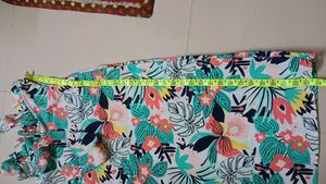 Floral Print Sundress with Tie Straps