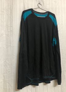 Athletic Black Long Sleeve T Shirt