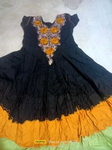Cotton Black Gown