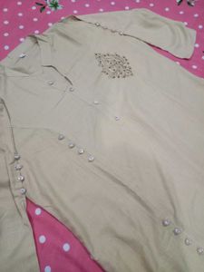 Elegant Beige Kurta