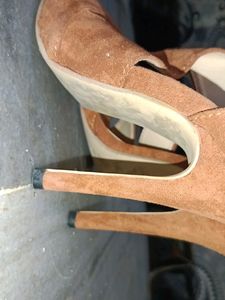 Pencil Heels, With Chain At Back