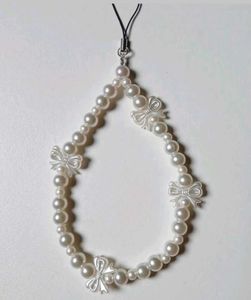 Pearl Bow Phone Charm