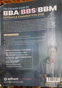 bba , bms ,bbm entrance book