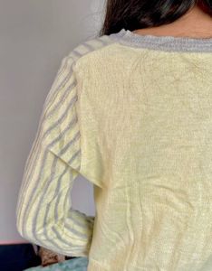 Striped Knit Cardigan