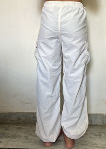 H&M  Parachute Pants With Adjustable  Waist