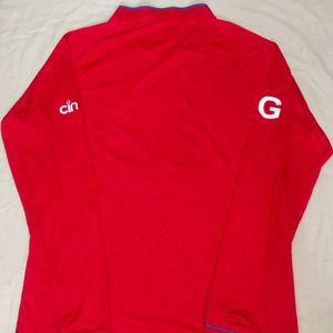 Red England Cricket Jersey