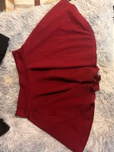 Red skater Skirt