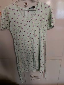 Floral Print Mini Dress