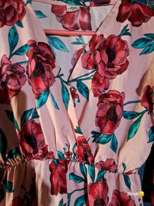 A Cute Flowers Printed Top