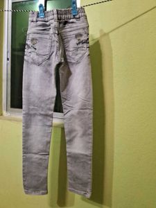 Grey Denim Jeans