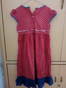 Cute Polka Dot Girls Dress