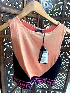 Metallic Crop Top