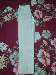 Red Lucknowi kurta set with inner tape