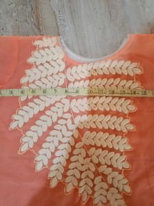 Peach Embroidered Tunic